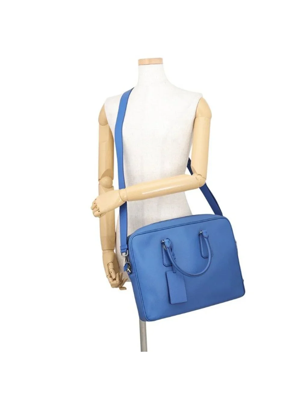 Prada Business Briefcase Saffiano Leather 2-Way